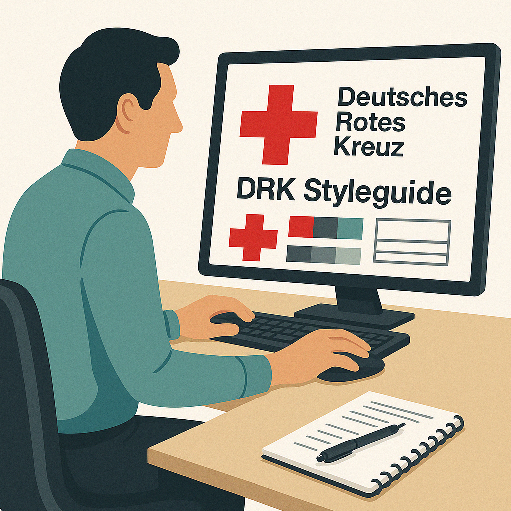 Wasserwachtfahne weht im Wind.